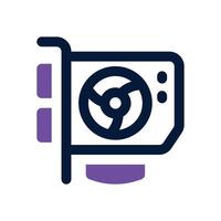 card dual tone icon. Sleek and modern icon for websites and mobile apps. vector