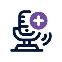 follow dual tone icon. Sleek and modern icon for websites and mobile apps. vector