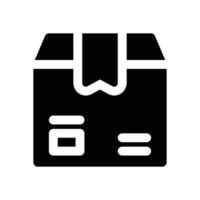 product glyph icon. Strong and solid icon for websites and mobile apps. vector
