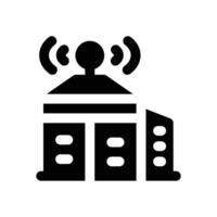smart city glyph icon. Strong and solid icon for websites and mobile apps. vector