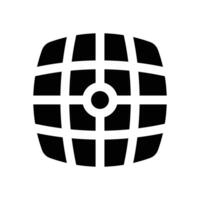 grid glyph icon. Strong and solid icon for websites and mobile apps. vector