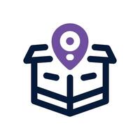 product duotone icon. Sleek and modern icon for websites, mobile apps, marketing materials, and corporate design. Fully scalable and ready to use. vector