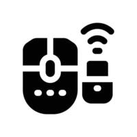 mouse glyph icon. Strong and solid icon for websites, mobile interfaces, presentations, and visual branding. High quality and easy to edit. vector