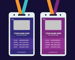Best ID Card Design Templates For Your Company vector