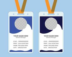 Creative ID Card Design Templates For Your Use And Pass vector