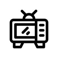 television line icon. Clean and minimalist icon for websites and mobile apps. vector