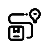shipment line icon. Clean and minimalist icon for websites, mobile apps, presentations, and logos. Fully scalable and customizable for any project. vector