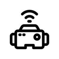 vr glas line icon. Clean and minimalist icon for websites and mobile apps. vector