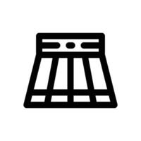 female skirt line icon. Clean and minimalist icon for websites and mobile apps. vector