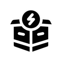 flash sale glyph icon. Strong and solid icon for websites and mobile apps. vector
