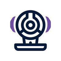 web camera duotone icon. Sleek and modern icon for websites and mobile apps. vector