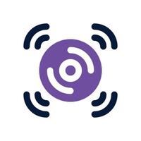 music dual tone icon. Sleek and modern icon for websites and mobile apps. vector