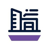 virtual tour duotone icon. Sleek and modern icon for websites and mobile apps. vector