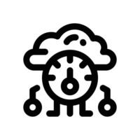 speed line icon. Clean and minimalist icon for websites and mobile apps. vector