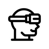 vr glasses line icon. Clean and minimalist icon for websites and mobile apps. vector