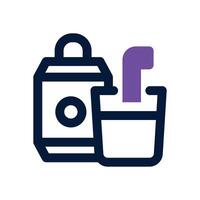 drink duotone icon. Sleek and modern icon for websites and mobile apps. vector