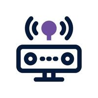 monitoring sensor duotone icon. Sleek and modern icon for websites and mobile apps. vector