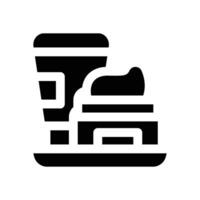 beauty product glyph icon. Strong and solid icon for websites and mobile apps. vector
