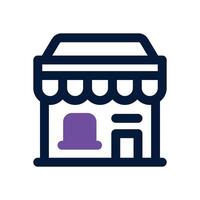store duotone icon. Sleek and modern icon for websites and mobile apps. vector