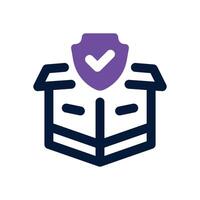 protection duotone icon. Sleek and modern icon for websites and mobile apps. vector