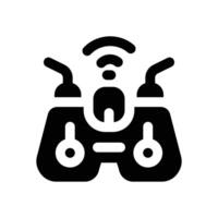 remote control glyph icon. Strong and solid icon for websites, mobile interfaces, presentations, and visual branding. High quality and easy to edit. vector