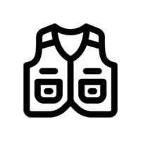 vest line icon. Clean and minimalist icon for websites and mobile apps. vector