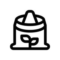 flour line icon. Clean and minimalist icon for websites and mobile apps. vector