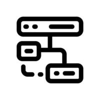 structure line icon. Clean and minimalist icon for websites and mobile apps. vector