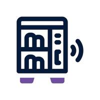 vending machine duotone icon. Sleek and modern icon for websites and mobile apps. vector