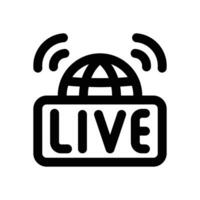 global news line icon. Clean and minimalist icon for websites and mobile apps. vector