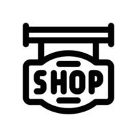 sign line icon. Clean and minimalist icon for websites, mobile apps, presentations, and logos. Fully scalable and customizable for any project. vector