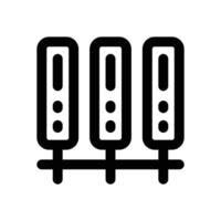 server structure line icon. Clean and minimalist icon for websites and mobile apps. vector