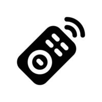 remote controller glyph icon. Strong and solid icon for websites and mobile apps. vector