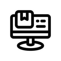 ecommerce line icon. Clean and minimalist icon for websites and mobile apps. vector