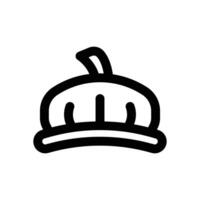 beret line icon. Clean and minimalist icon for websites and mobile apps. vector