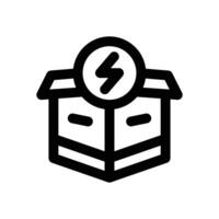 flash sale line icon. Clean and minimalist icon for websites and mobile apps. vector