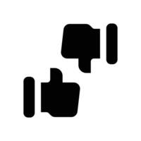 feedback glyph icon. Strong and solid icon for websites and mobile apps. vector