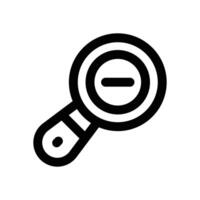 zoom out line icon. Clean and minimalist icon for websites and mobile apps. vector
