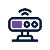 motion sensor duotone icon. Sleek and modern icon for websites and mobile apps. vector