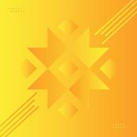 Bright yellow gradient abstract geometric background for modern presentations, digital wallpapers, or artistic designs vector