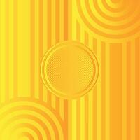 Yellow line with gradient architecture futuristic background minimal concept illustration subtle design. vector