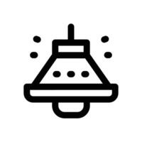 lamp line icon. Clean and minimalist icon for websites and mobile apps. vector