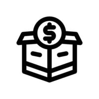 buy line icon. Clean and minimalist icon for websites, mobile apps, presentations, and logos. Fully scalable and customizable for any project. vector