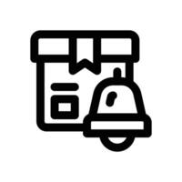 limited stock line icon. Clean and minimalist icon for websites and mobile apps. vector