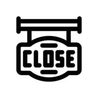 close line icon. Clean and minimalist icon for websites and mobile apps. vector