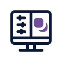 modeling duotone icon. Sleek and modern icon for websites and mobile apps. vector