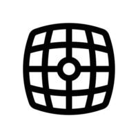 grid line icon. Clean and minimalist icon for websites and mobile apps. vector
