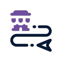store locator duotone icon. Sleek and modern icon for websites and mobile apps. vector