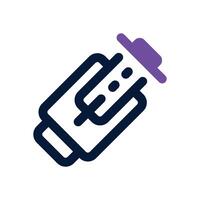 belt dual tone icon. Sleek and modern icon for websites and mobile apps. vector