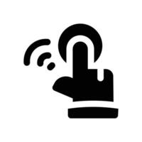 smart witch glyph icon. Strong and solid icon for websites and mobile apps. vector